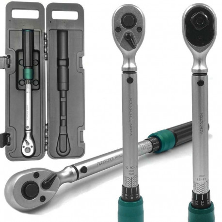 Torque Wrench ROCKFORCE RF-6474515 1/2", 10-60Nm, PREMIUM