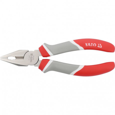 Yato Kombineeritud tangid YT-2007, 180 mm, kroomitud, süsinikteras, PP, TPR, rafineeritud pea