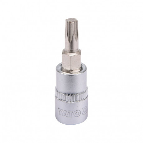 Yato YT-04306 Torx bit socket T30, 1/4", 37mm, 37.4Nm, S2, CRV 6150, 58-62 HRC, DIN 3120, GRD