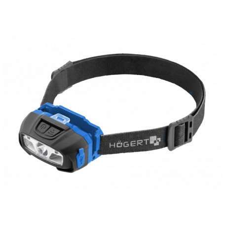 Hogert HT1E421 LED headlamp, 3.7V 650mAh, 220lm, 5000K, IPX6, 6 modes, motion sensor