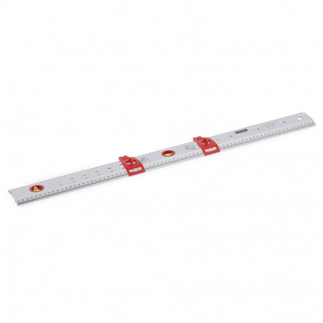 Ruler for marking 75cm, 2 indicators, aluminum Kreator