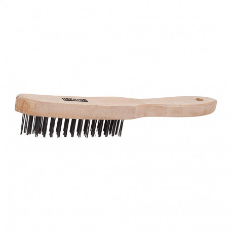 Metal brush with wooden handle 4R Kreator