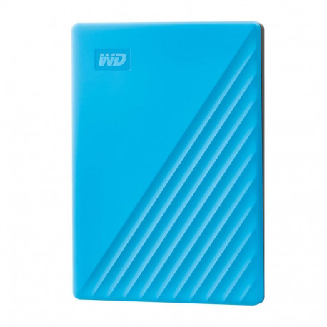 External HDD|WESTERN DIGITAL|My Passport|4TB|USB 2.0|USB 3.0|USB 3.2|Colour Blue|WDBPKJ0040BBL-WESN