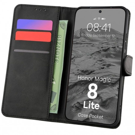 Kaardivahega mobiiliümbris Bizon Magic8 Lite Wallet Pocket must