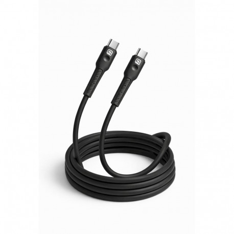 Quik Accessories QK-1011 Soft Silicone 60W Charging & Data Cable USB-C to USB-C 1m