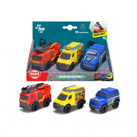 Dickie Toys mikropäästeautode komplekt