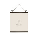 Focus Poster Hanger Magnetic Walnut 31cm
