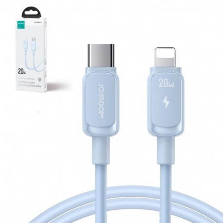 Joyroom Type-C - Lightning Cable Multi-Color Series A14, 20W, 480mb/s, 1.2m, Blue (S-CL020A11BL)