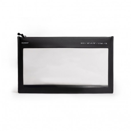 Moment korduvkasutatav reisifilmi kott 2L must