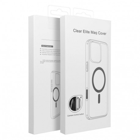 Case for Samsung S26 Clear Mag Cover Elite (STR / NON-YELLOWING) compatible with MagSafe transparent