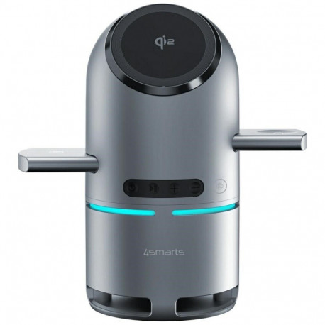 Docking charge station ChargeBot Sound Qi2 Grey