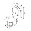 Motion and twilight sensor MCE25 B