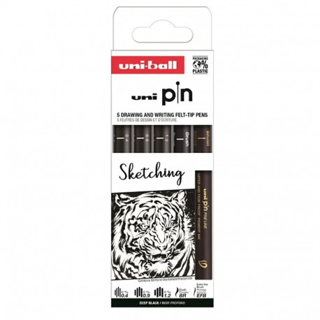uni-ball tindipliiats Pin komplekt, 5 tk, Sketching