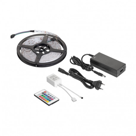 LED valgustuskomplekt (LED RGB lint, värvikontroller, toiteplokk)
