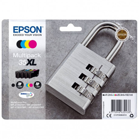 Epson ink Multipack 4-colours 4colours 35XL DURABrite Ultra Ink (C13T35964010)