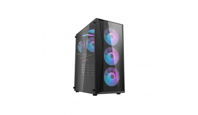 Darkflash DK352 Plus computer case (black) + 4 RGB fans