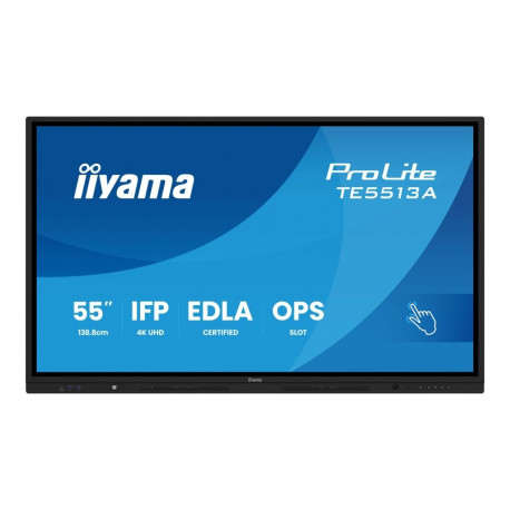 IIYAMA 55inch iiWare21E EDLA -Google-GMS-apps Android 14 8/128GB 40Points PureTouch IR+ with zero bo