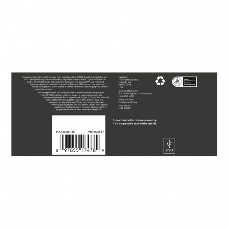 LOGITECH MX Master 3S Performance Wireless Mouse Graphite