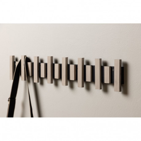 Riidenagi NIMES 75x3,5x13cm, must/lubivat