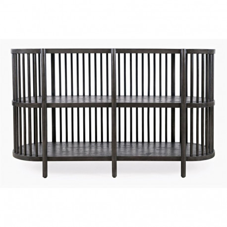 Puhvetkapp AVOLA ovaalne, tumepruun