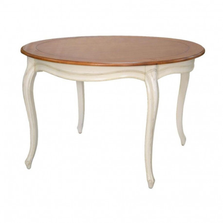 Söögilaud VERONA 120cm, elevandiluu/pruun
