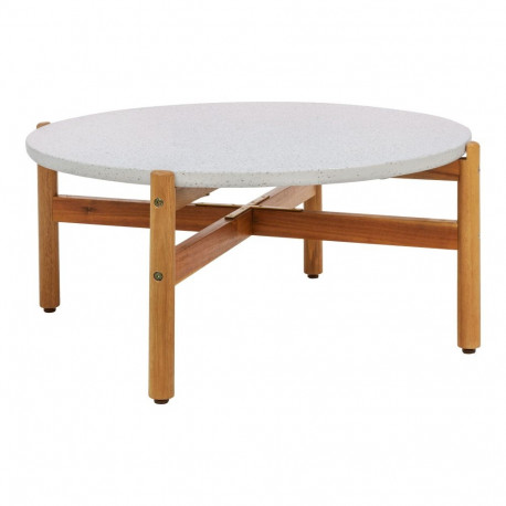Aialaud TERRACINA ø84,5 cm, looduslik/valge