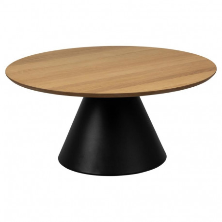 Diivanilaud SOLI Ø 85 cm, matt tamm