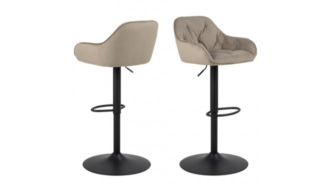 Baaritool BROOKE kõrguse regulaatoriga, beež