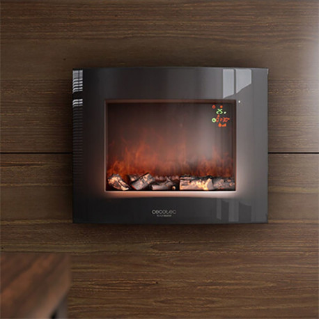 Decorative Electric Chimney Breast Cecotec Warm 2600 Curved Flames 1000 - 2000 W
