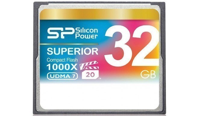 Silicon Power карта памяти CF 32GB 1000x