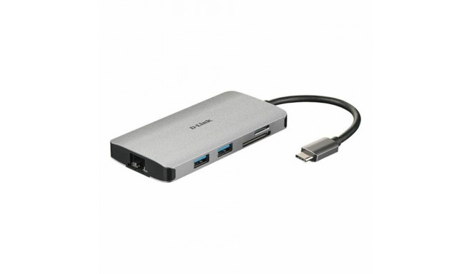 USB-jaotur C D-Link DUB-M810 Hõbedane