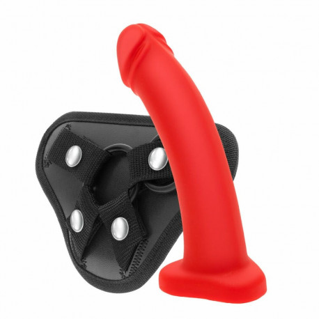 Strap-On Dildo S Pleasures Red/Black