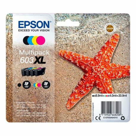Original Ink Cartridge Epson EP66820 Multicolour Black Yellow