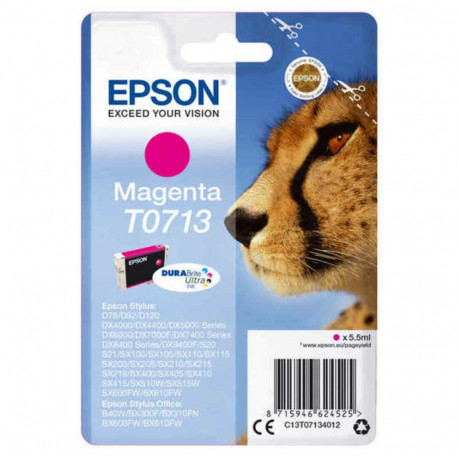 Originaalne Tindikassett Epson T0713 Fuksiinpunane