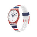 Meeste Kell Swatch SEA BARCODE Valge (Ø 34 mm)