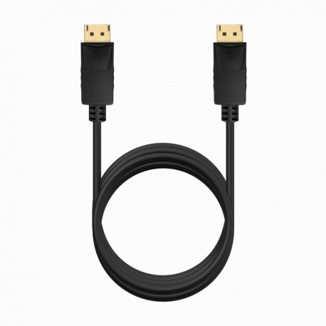 DisplayPort Kaabel Aisens A124-0740 Must 2 m 4K Ultra HD