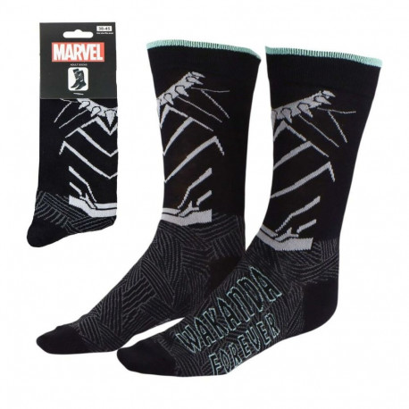 Socks Black Panther Wakanda  black 38-45