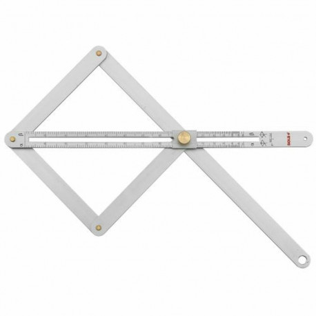 Kolmnurkjoonlaud SOLA Alumiinium 170 x 380 mm