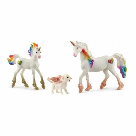 Playset Schleich Unicorns 3 Tükid, osad