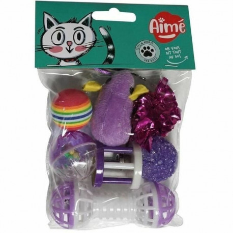 Cat toy Aimé Multicolour 7 Pieces