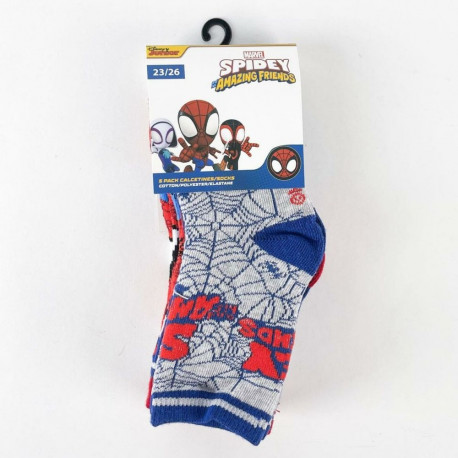 Sokid Spidey Sinine 5 paari 27-30