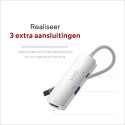 USB-jaotur Linq Byelements LQ49031 Valge Hall