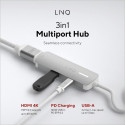 USB-jaotur Linq Byelements LQ49031 Valge Hall
