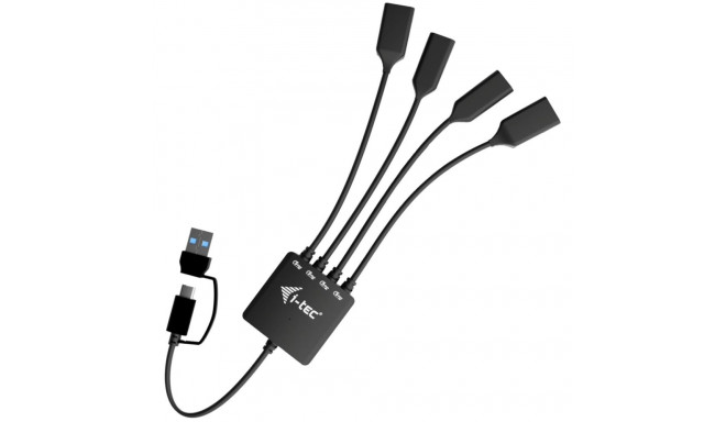 USB-jaotur i-Tec CACBLHUB2A2C Must