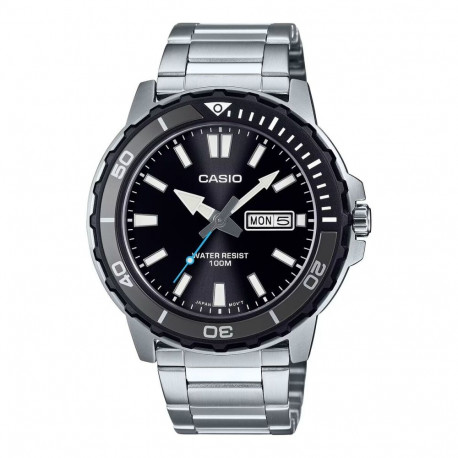 Meeste Kell Casio DIVER 100M - BLACK (Ø 44,5 mm)