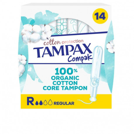 Dušigeel Tampax TAMPAX ALGODÓN (14 Ühikut)