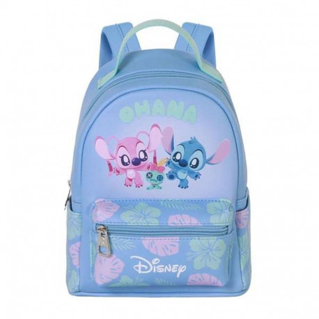 School Bag Lilo & Stitch Blue 25 x 22 x 15 cm