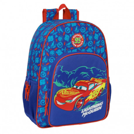 School Bag Cars Multicolour 33 x 42 x 14 cm