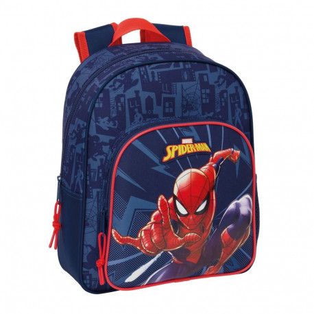 School Bag Spider-Man Blue 27 x 33 x 10 cm
