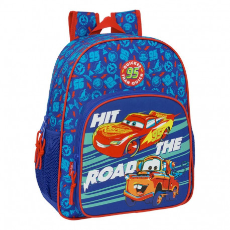 School Bag Cars Multicolour 32 x 38 x 12 cm